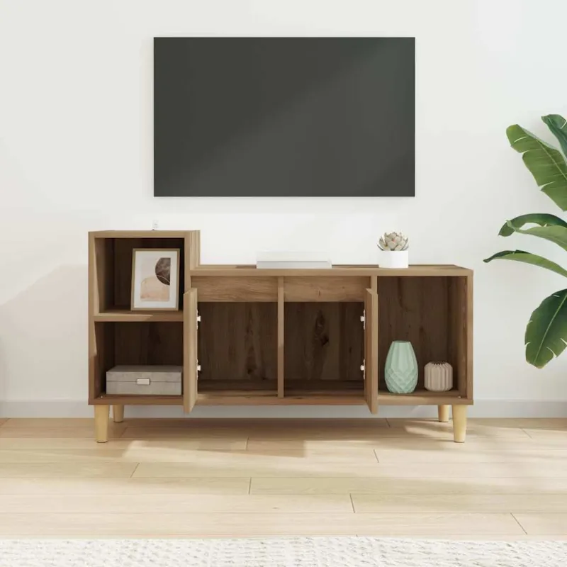 Televizoriaus spintelė Amatininkų ąžuolas 100 x 35 x 55 cm