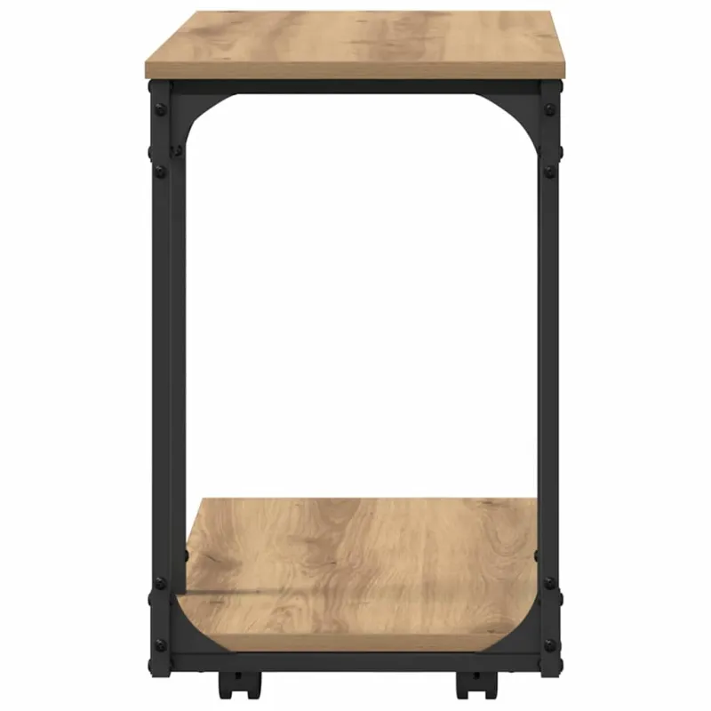 Šoninis stalas su lentyna Amatininkų ąžuolas 50 x 35 x 55.5 cm
