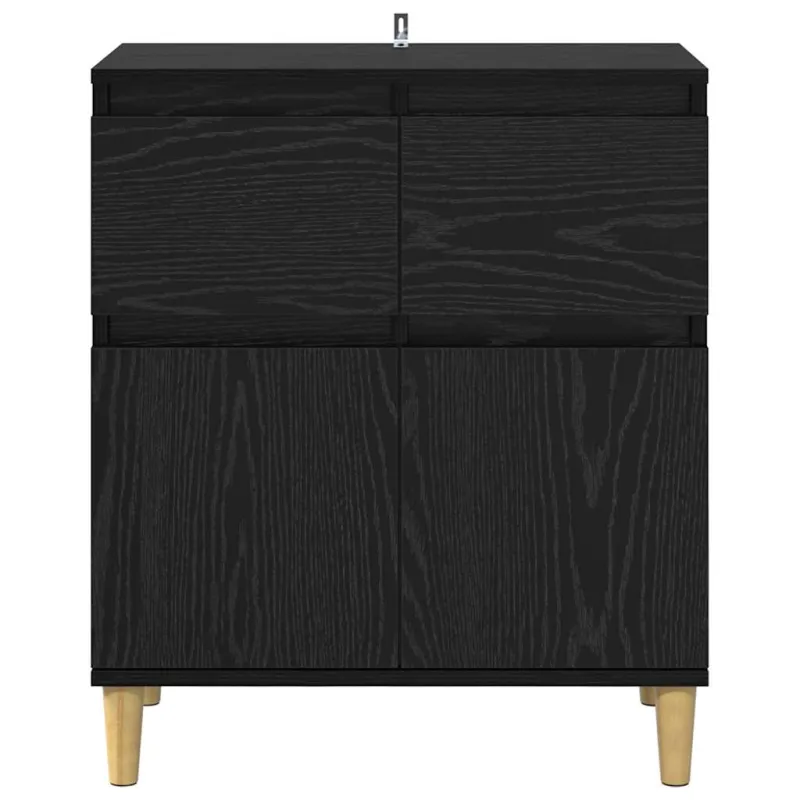 Kabalas Juodas ąžuolas 60 x 35 x 70 cm Apdirbta mediena