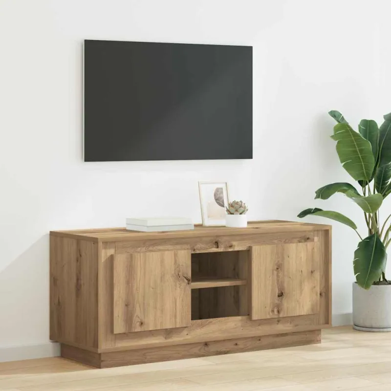 Televizoriaus spintelė Amatininkų ąžuolas 102 x 35 x 45 cm