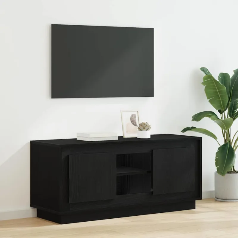 Televizoriaus spintelė Juodas ąžuolas 102 x 35 x 45 cm