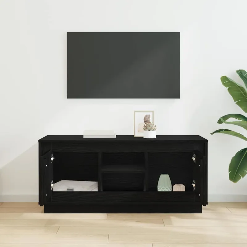 Televizoriaus spintelė Juodas ąžuolas 102 x 35 x 45 cm
