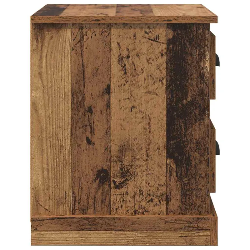 Šalia lovos spintelė 2 pcs Senas medis 39 x 39 x 47.5 cm