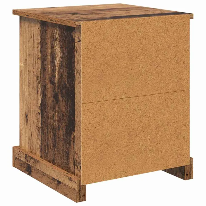 Šalia lovos spintelė 2 pcs Senas medis 39 x 39 x 47.5 cm