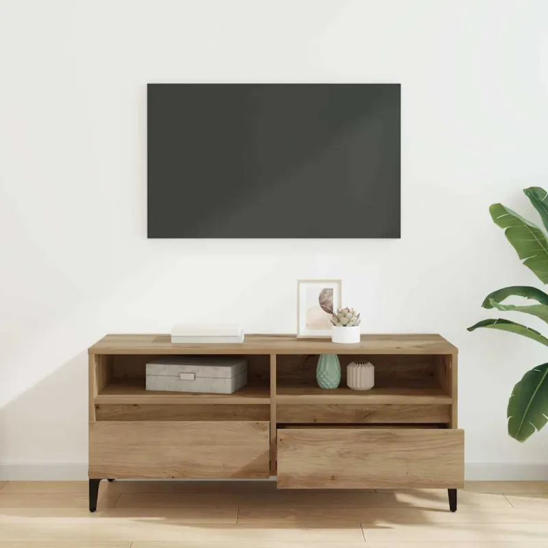Televizoriaus spintelė Amatininkų ąžuolas 100 x 34,5 x 44,5 cm