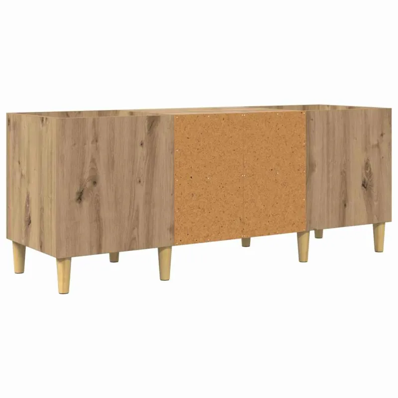 Plokštelių spintelė Amatininkų ąžuolas 121 x 38 x 48 cm
