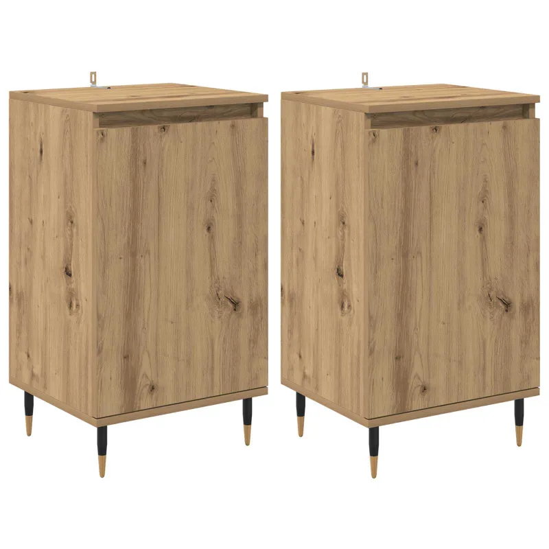 Kabalas 2 pcs Amatininkų ąžuolas 40 x 35 x 70 cm