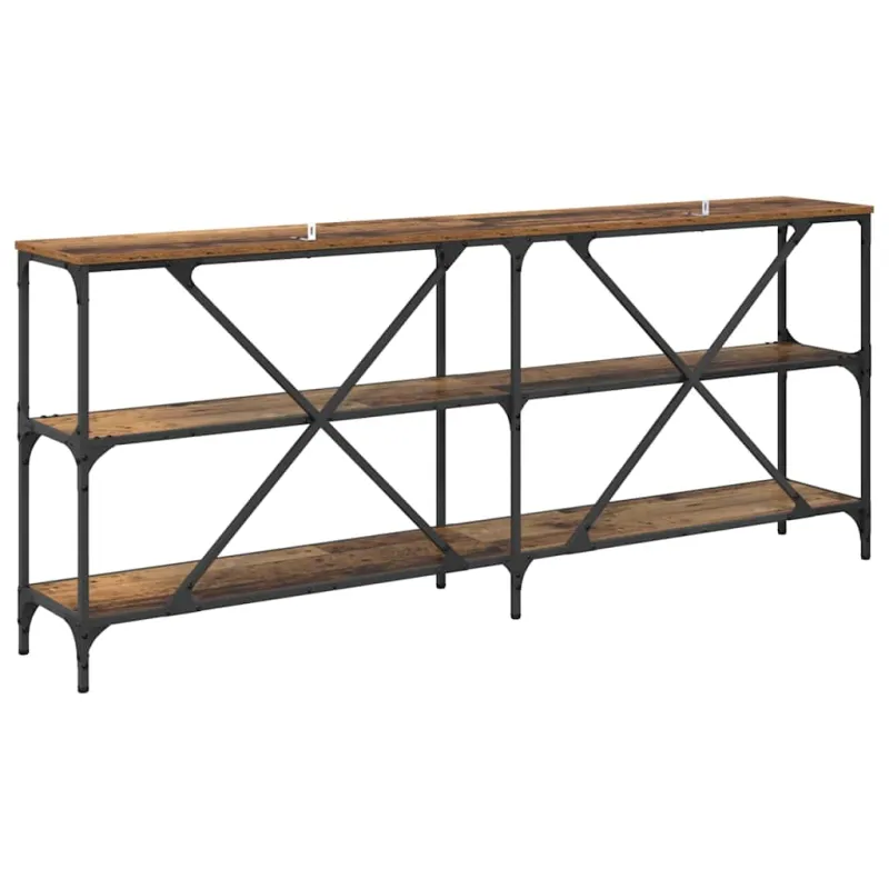 Konsolinis stalas Senas medis 180 x 30 x 75 cm Apdirbta mediena