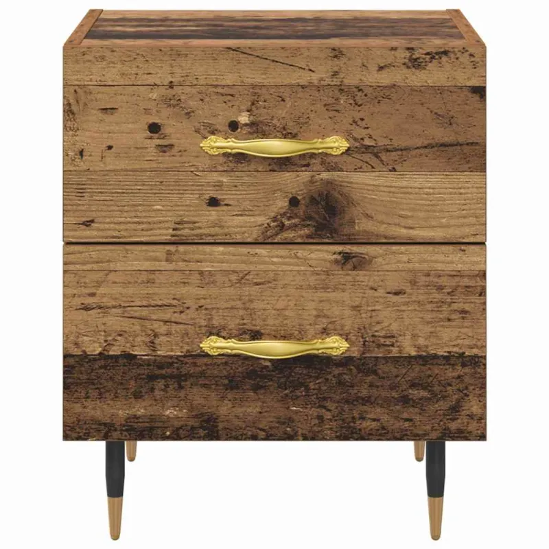 Šalia lovos spintelė 2 pcs Senas medis 40 x 35 x 47,5 cm