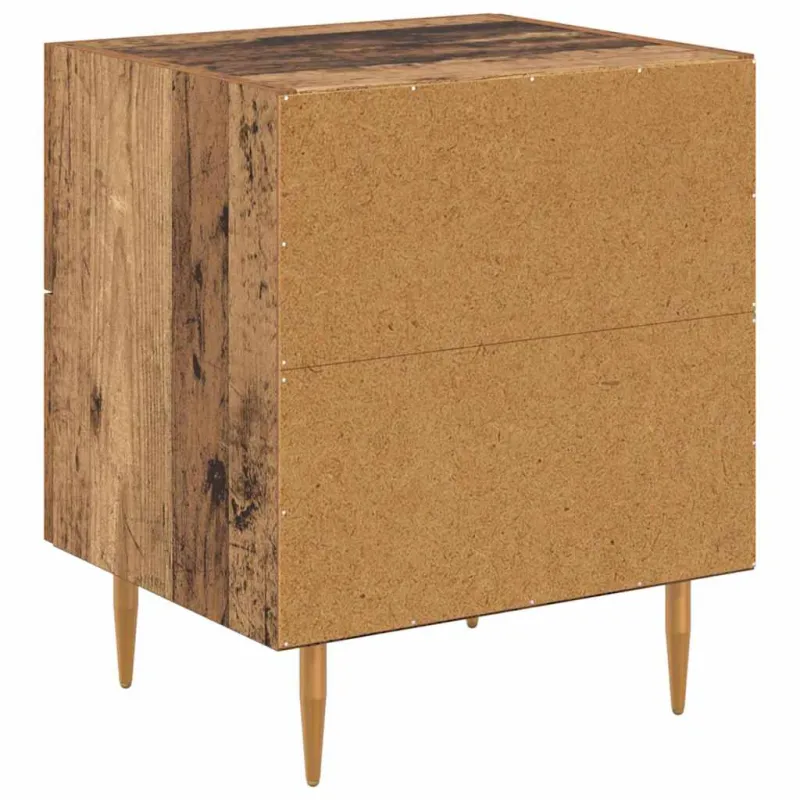 Šalia lovos spintelė 2 pcs Senovinis medis 40 x 35 x 47,5 cm