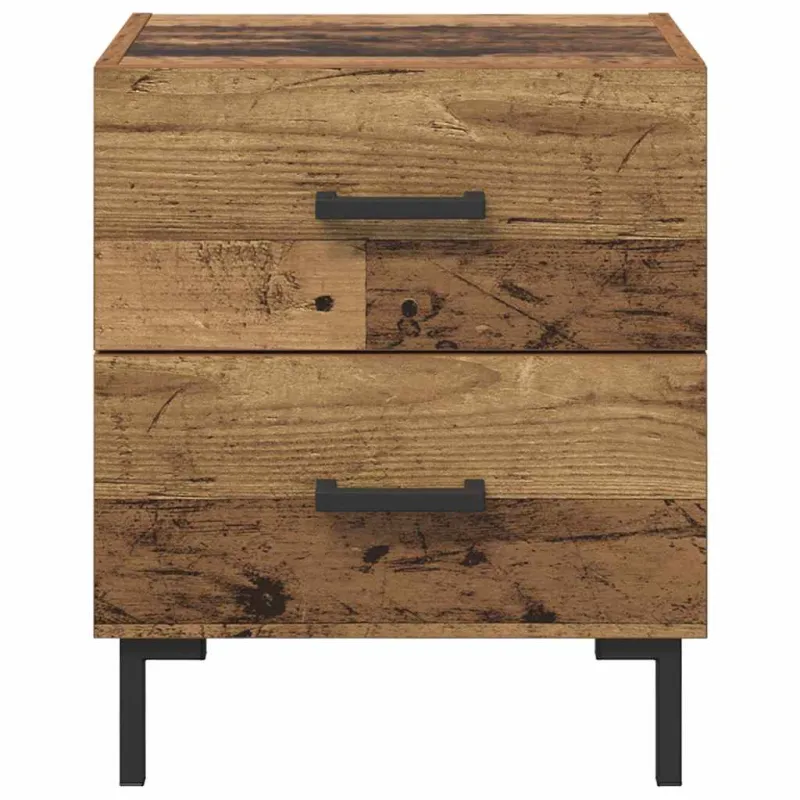 Šalia lovos spintelė 2 pcs Senas medis 40 x 35 x 47,5 cm