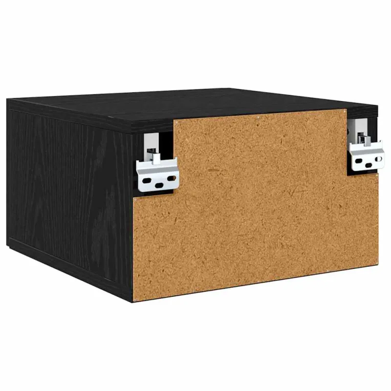 Šalia lovos spintelė 2 pcs juoda ąžuolo 35 x 35 x 20 cm