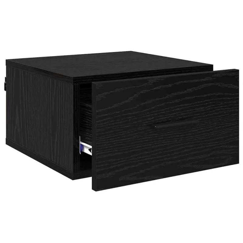 Šalia lovos spintelė 2 pcs juoda ąžuolo 35 x 35 x 20 cm