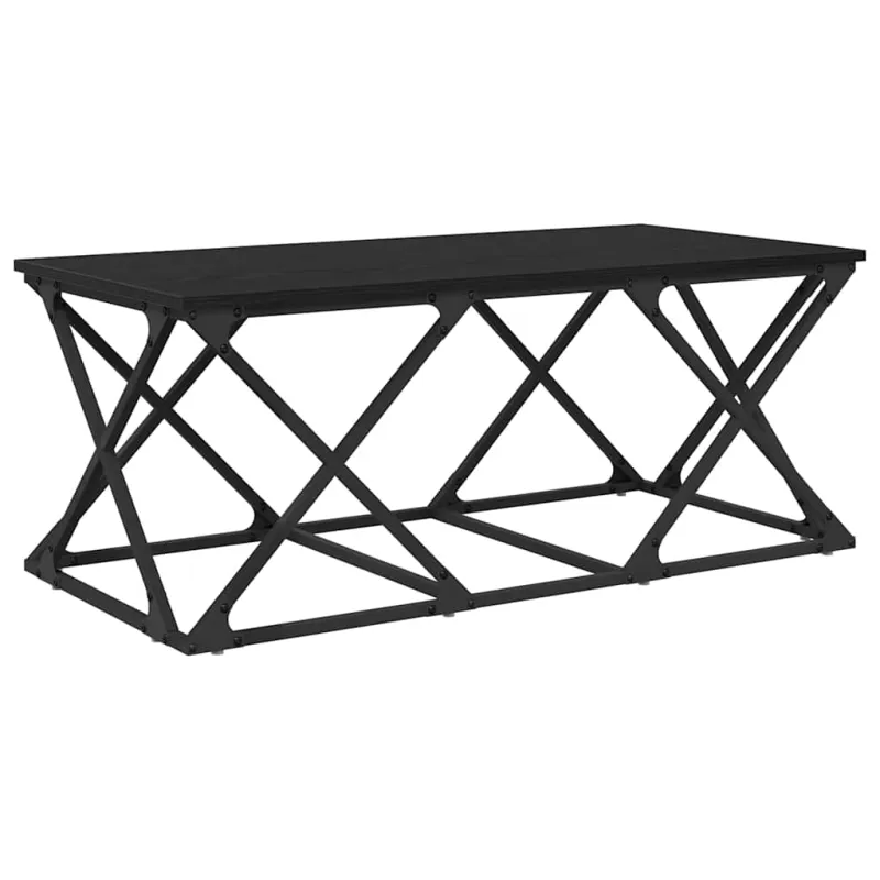 Kavos staliukas Juodas ąžuolas 100 x 49 x 40 cm