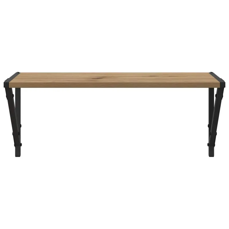 Sieninės lentynos 2 pcs Amatininkų ąžuolas 60 x 25 x 25,5 cm