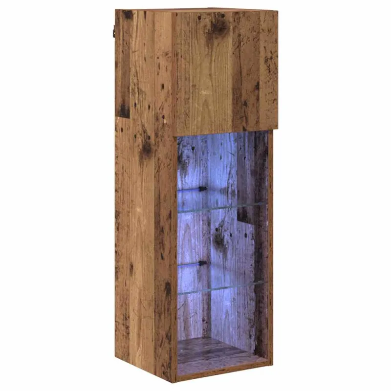 Sieninis televizoriaus stovas Senas medis 30,5 x 30 x 90 cm