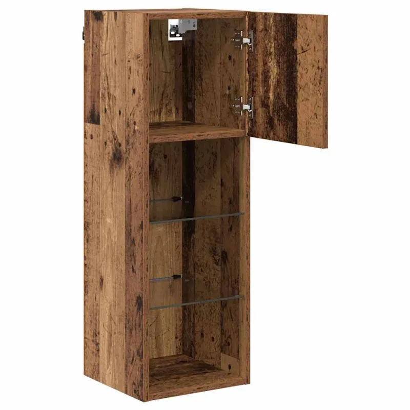 Sieninis televizoriaus stovas Senas medis 30,5 x 30 x 90 cm