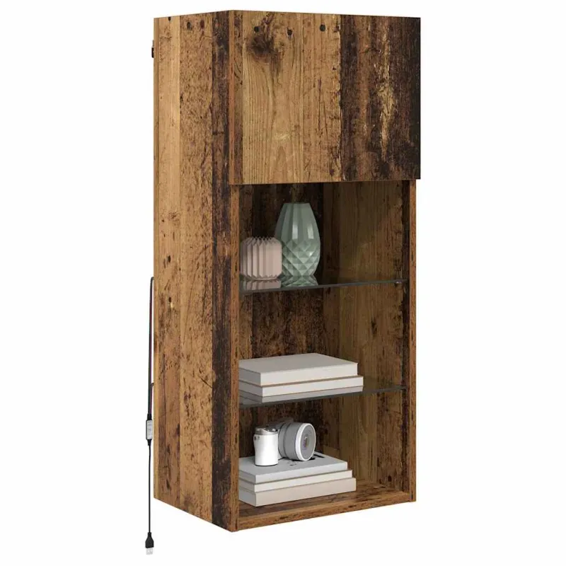 Sieninis televizoriaus stovas Senas medis 40,5 x 30 x 90 cm