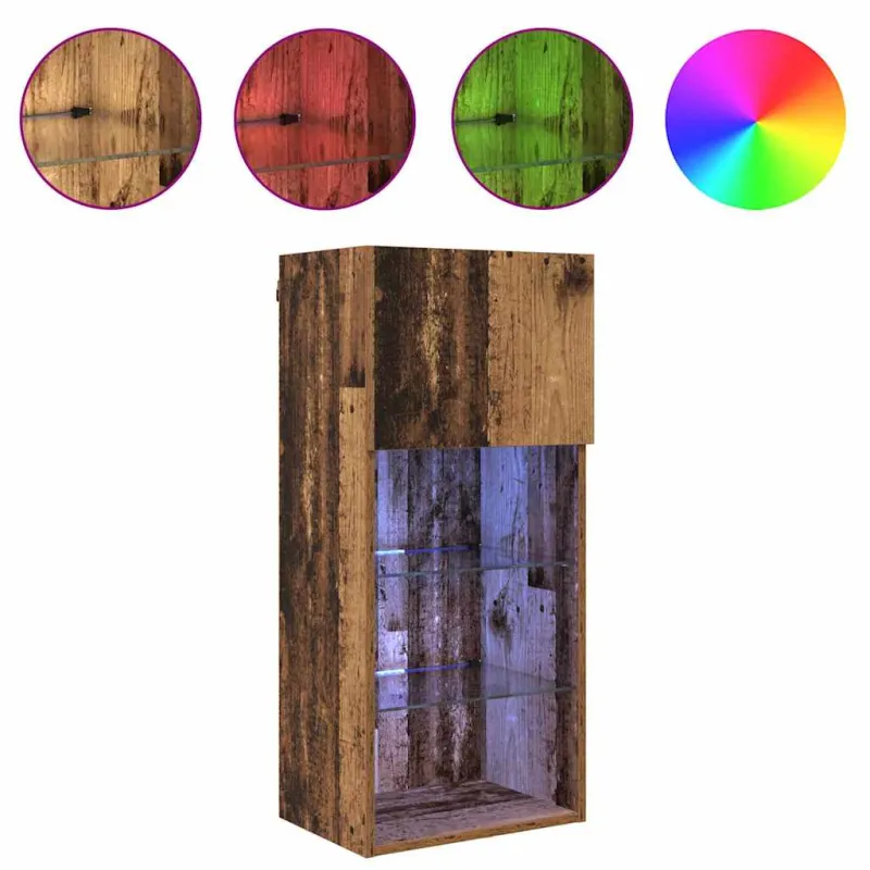 Sieninis televizoriaus stovas Senas medis 40,5 x 30 x 90 cm