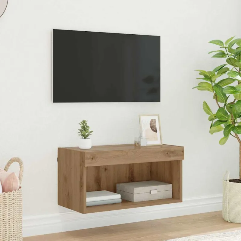 TV spintelių komplektas Amatininkų ąžuolas 60 x 30 x 30 cm
