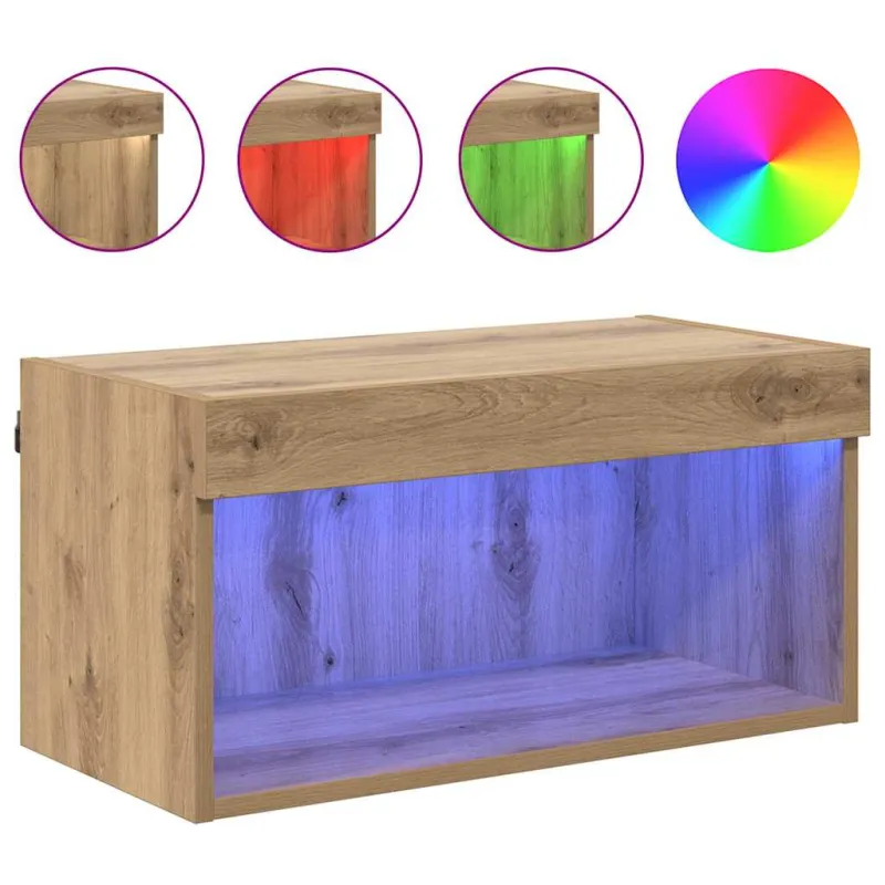 TV spintelių komplektas Amatininkų ąžuolas 60 x 30 x 30 cm