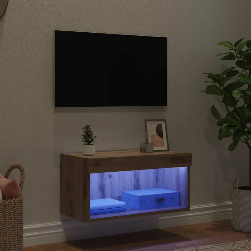 TV spintelių komplektas Amatininkų ąžuolas 60 x 30 x 30 cm