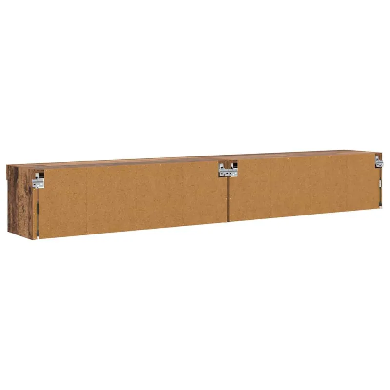 TV spintelių komplektas 2 pcs Senas medis 100 x 30 x 30 cm
