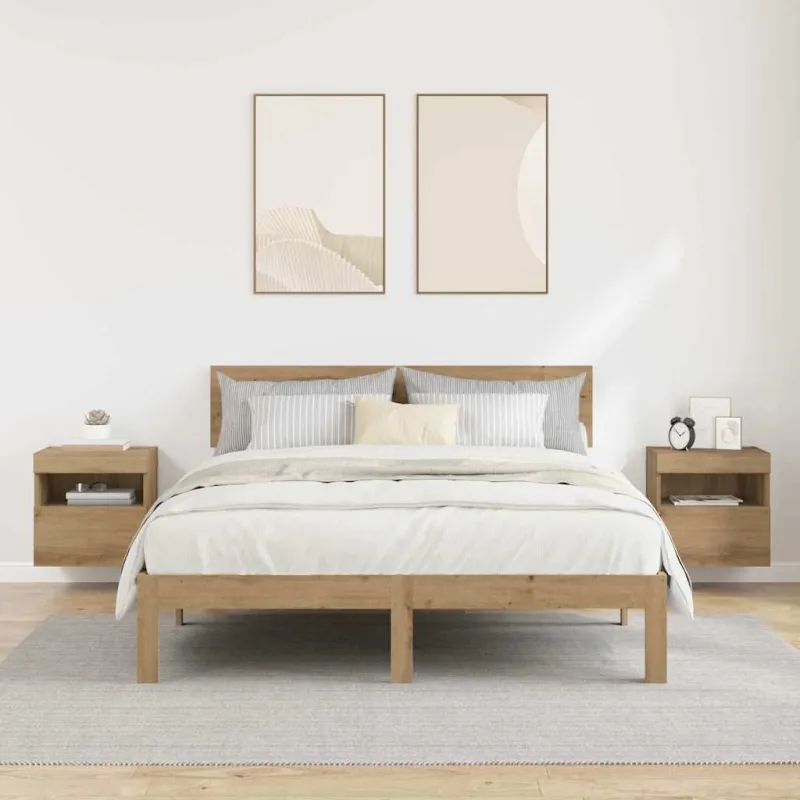 TV sieniniai spintelės 2 pcs Amatininkų ąžuolas 40 x 30 x 40 cm