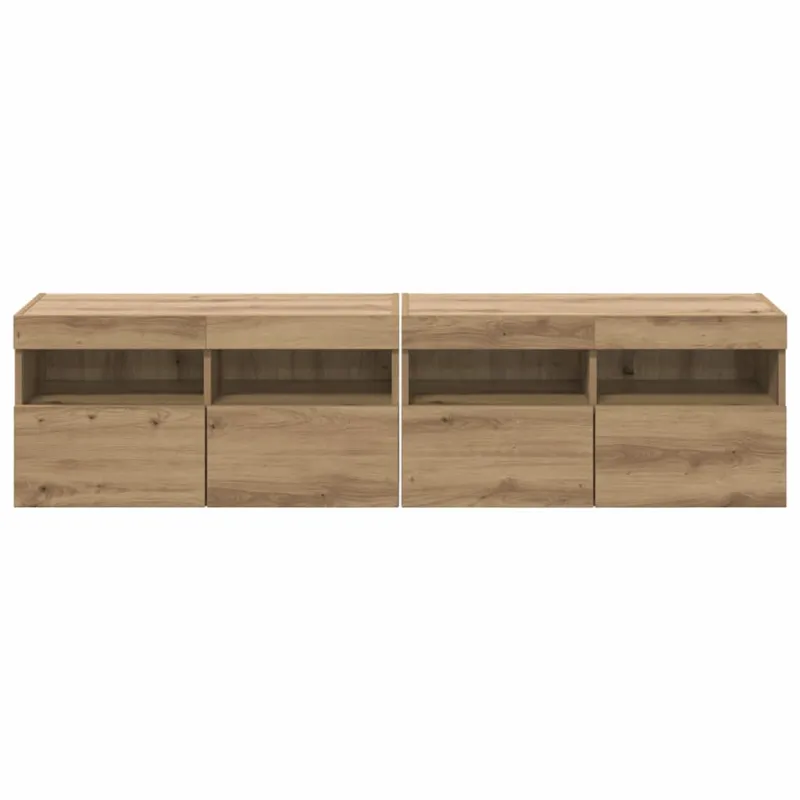 TV sieniniai spintelės 2 pcs Amatininkų ąžuolas 80 x 30 x 40 cm