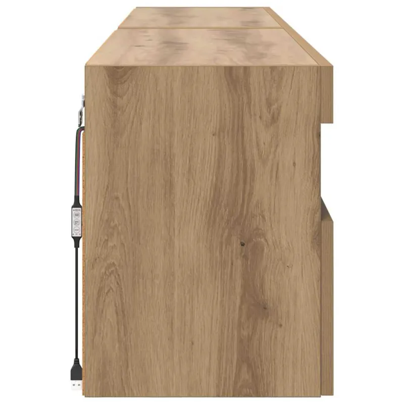 TV sieniniai spintelės 2 pcs Amatininkų ąžuolas 80 x 30 x 40 cm