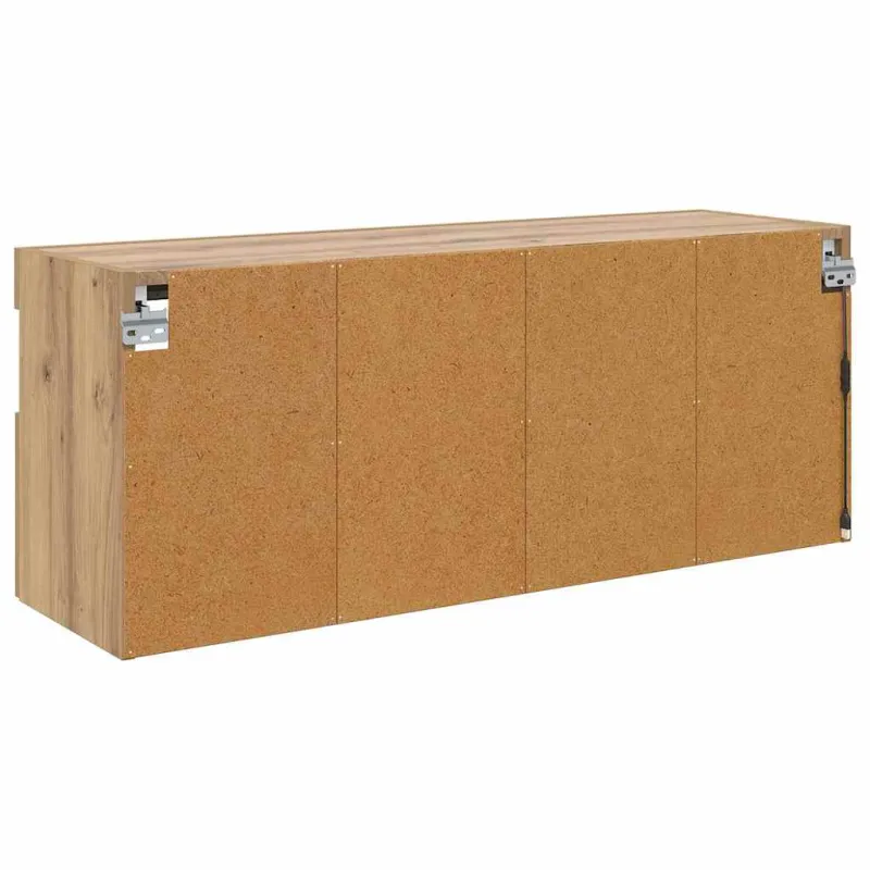 TV sieninė spintelė su LED Amatininkų ąžuolas 100 x 30 x 40 cm