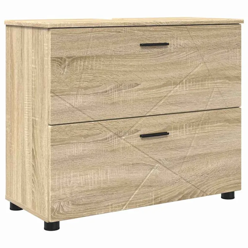 Vonios spintelė su stalčių Sonoma ąžuolas 76,5 x 35 x 64 cm