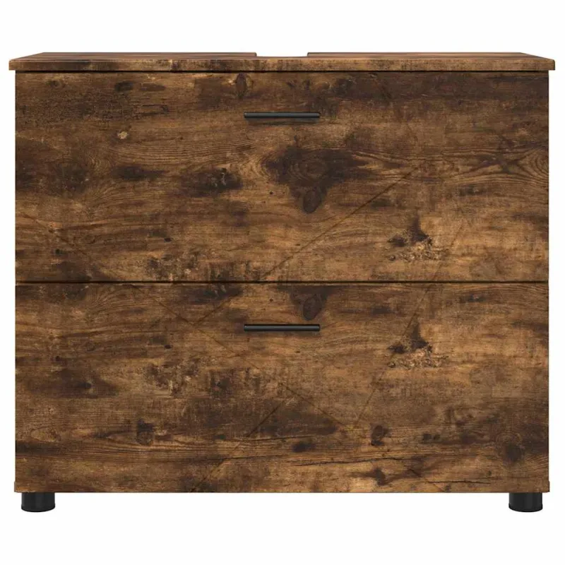 Vonios spintelė su stalčių Rūkyta ąžuolas 76,5 x 35 x 64 cm