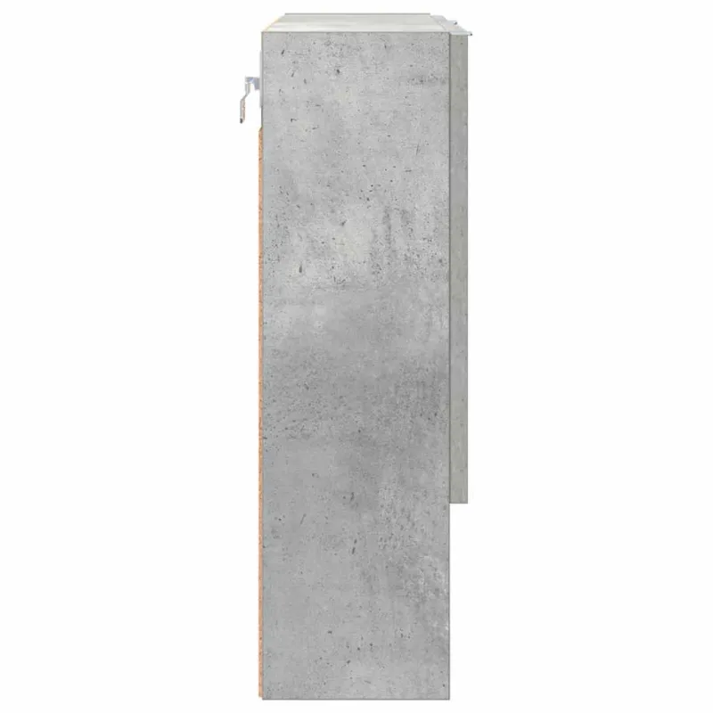 Veidrodžio spinta Betono pilka 59 x 17 x 55 cm Apdirbta mediena