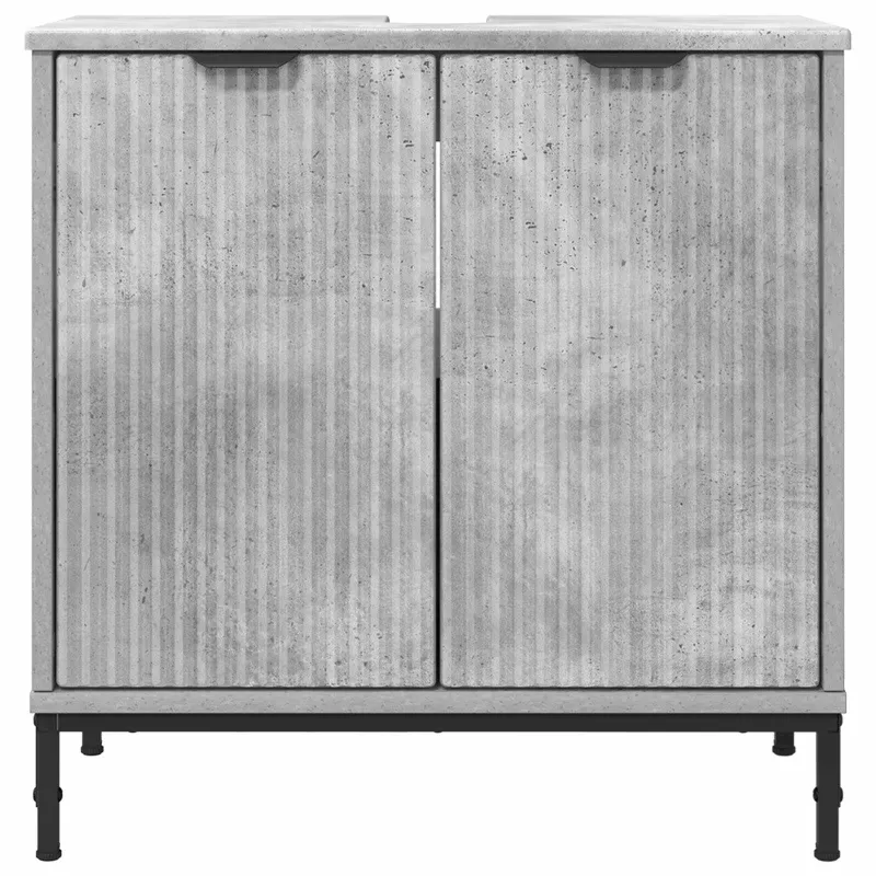 Vonios kriauklės spinta Betono pilka 60,5 x 33,5 x 61 cm