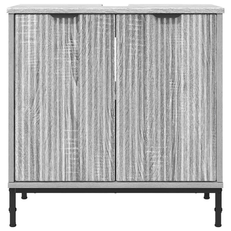 Vonios kriauklės spinta Pilkas Sonoma 60,5 x 33,5 x 61 cm