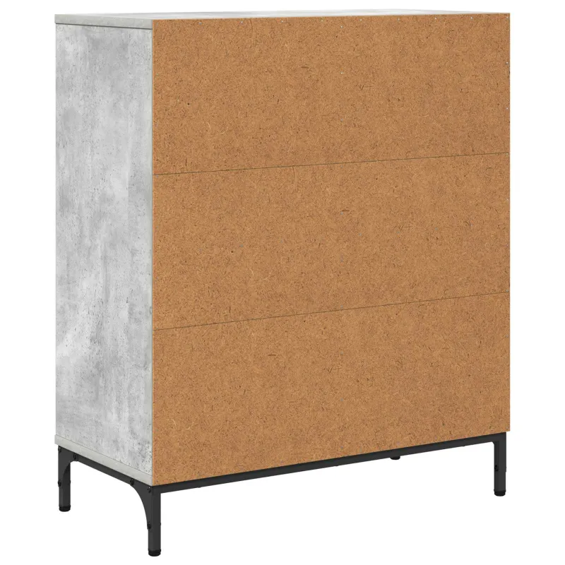 Kabalas Betono pilka 69,5 x 33 x 82 cm Apdirbta mediena