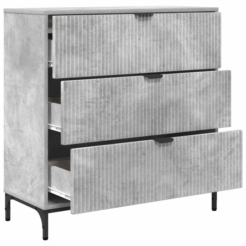 Kabalas Betono pilka 79,5 x 33 x 82 cm Apdirbta mediena