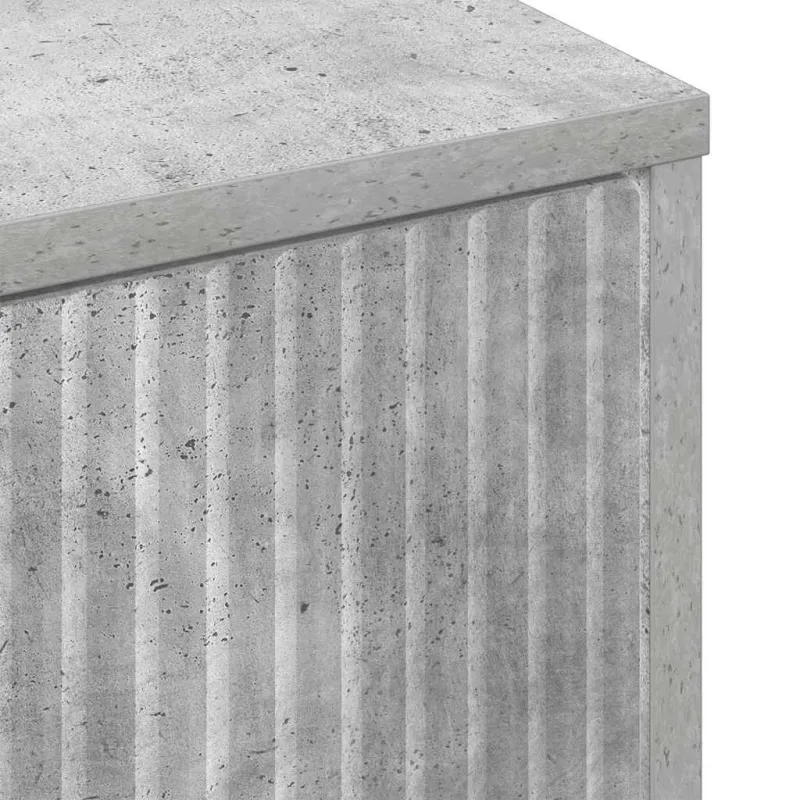 Kavos staliukas Betono pilka 90 x 49 x 46 cm Apdirbta mediena