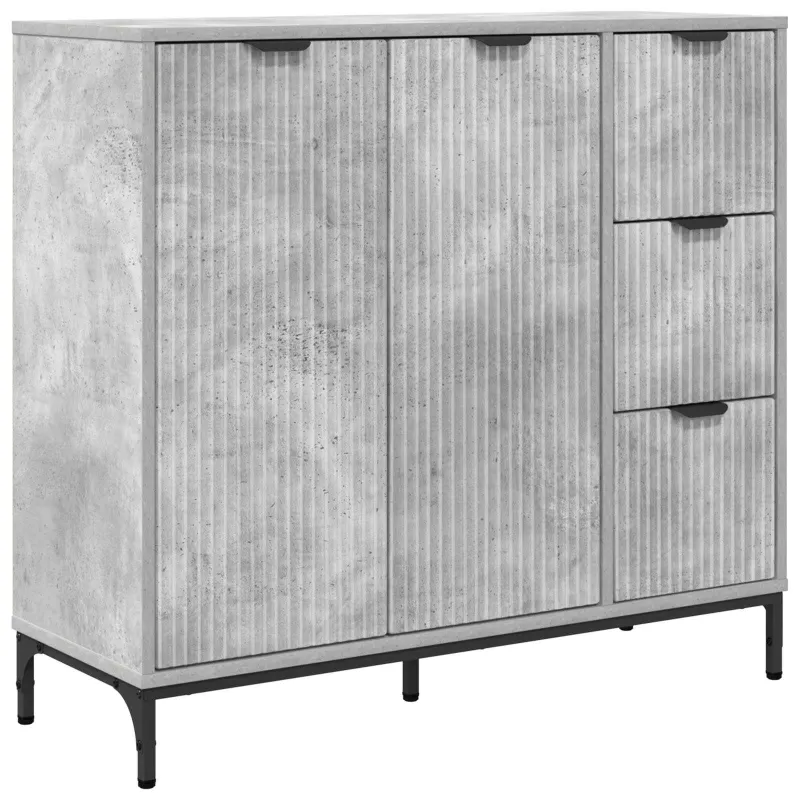 Kabalas Betono pilka 89,5 x 33 x 82 cm Apdirbta mediena