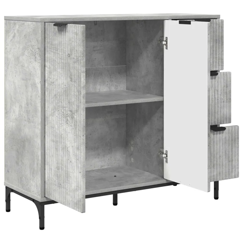 Kabalas Betono pilka 89,5 x 33 x 82 cm Apdirbta mediena