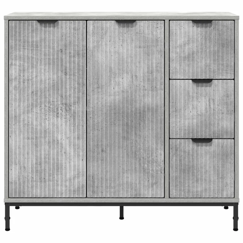 Kabalas Betono pilka 89,5 x 33 x 82 cm Apdirbta mediena