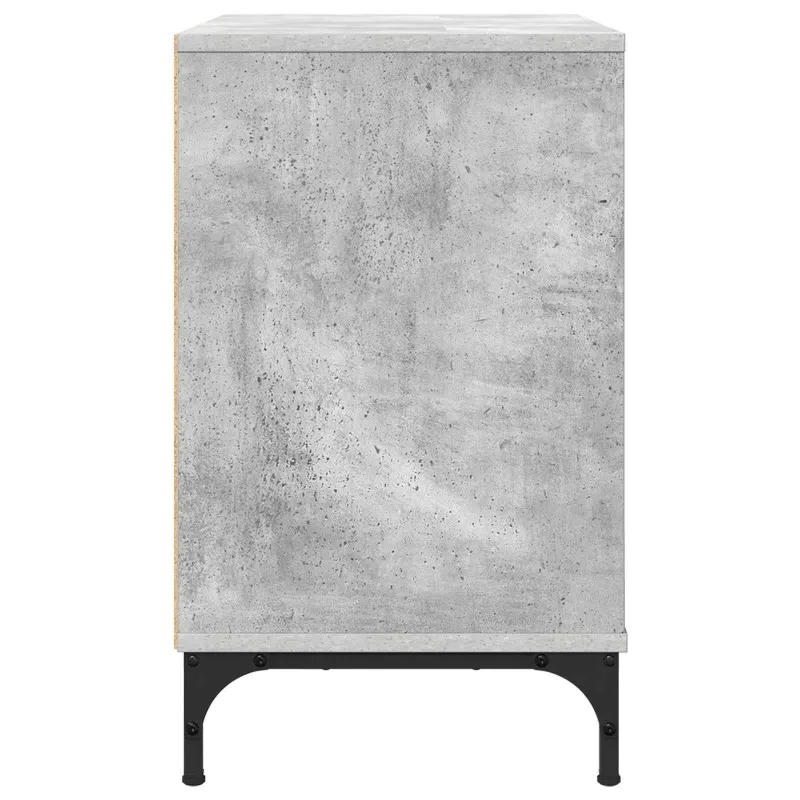 Naktinis staliukas su stalčių Betono pilka 63.5 x 36 x 61 cm