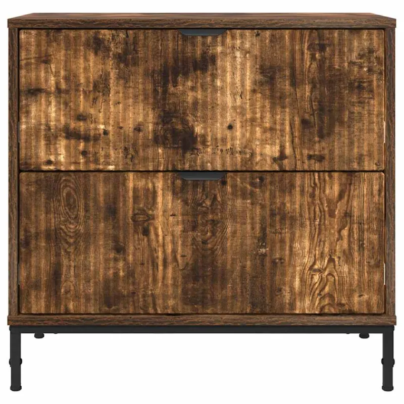 Naktinis staliukas su stalčių Dūminio ąžuolo 63.5 x 36 x 61 cm