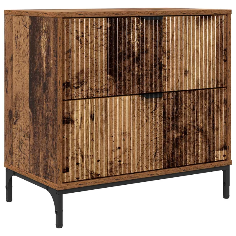 Naktinis staliukas su stalčių Sena mediena 63.5 x 36 x 61 cm