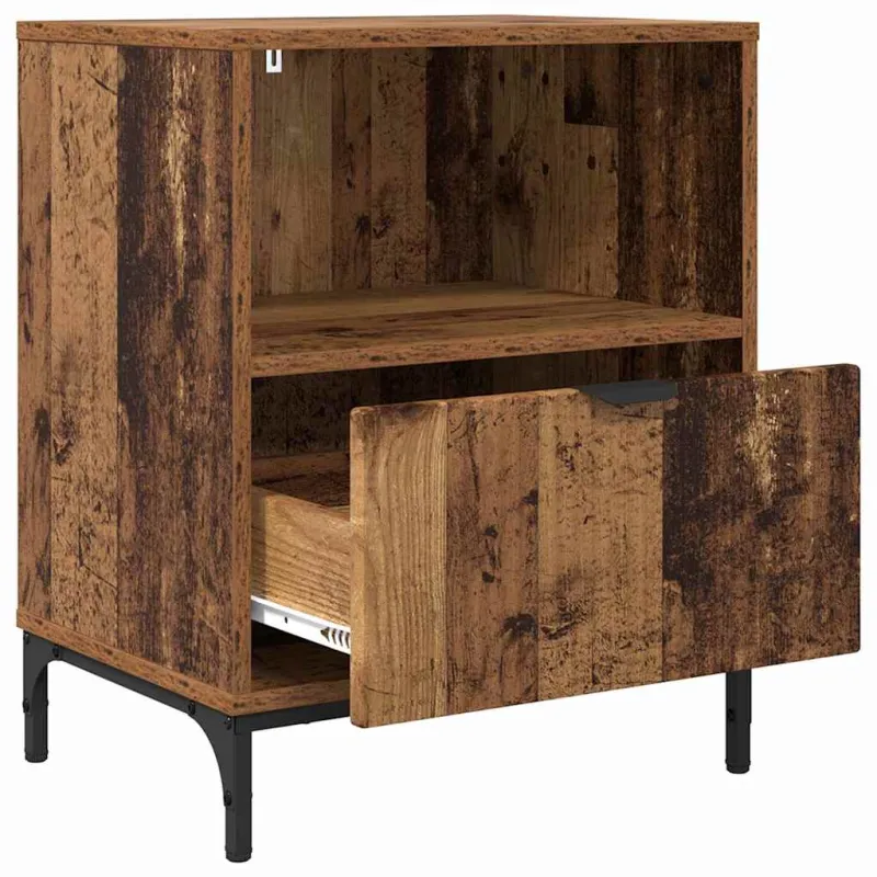Šalia lovos spintelė 2 pcs Sena mediena 49 x 36 x 61 cm