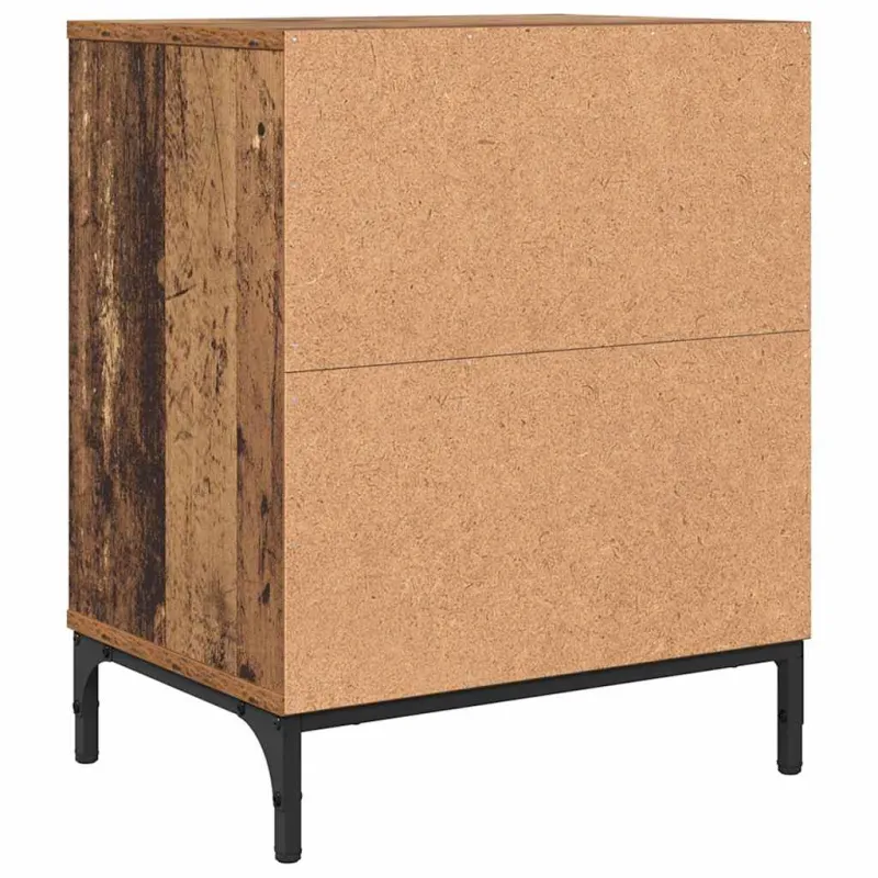 Šalia lovos spintelė 2 pcs Sena mediena 49 x 36 x 61 cm