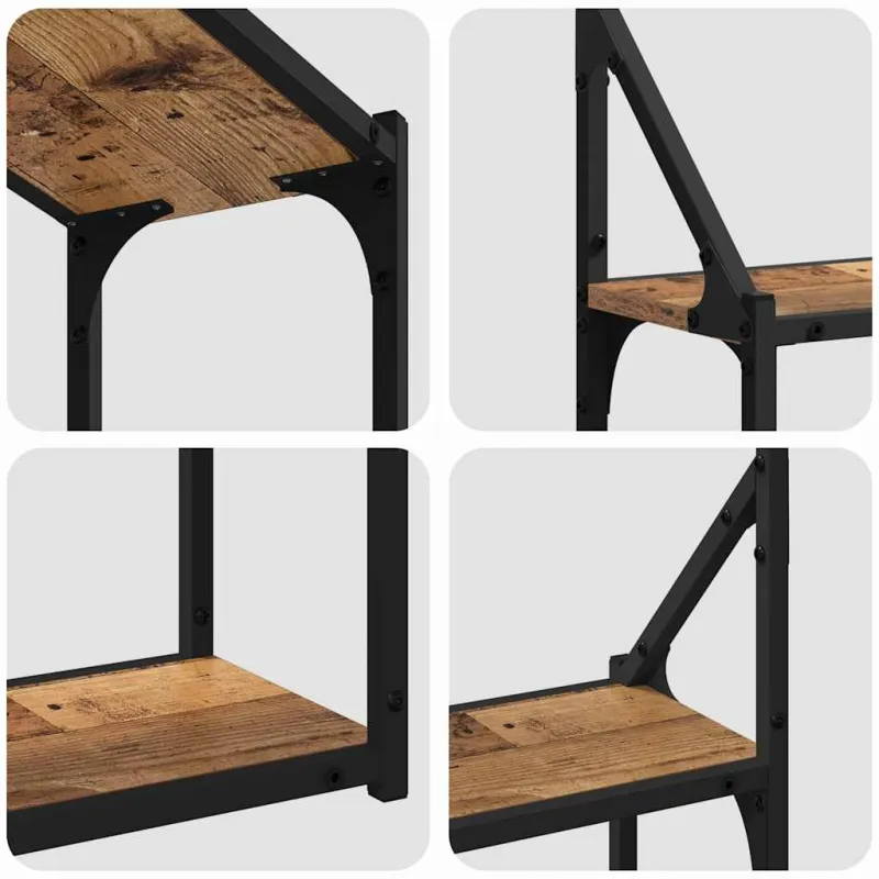 Sieninė lentyna Sena mediena 60 x 21 x 51 cm Apdirbta mediena