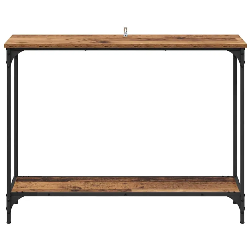 Konsolinis stalas su lentyna Sena mediena 101 x 30.5 x 75 cm