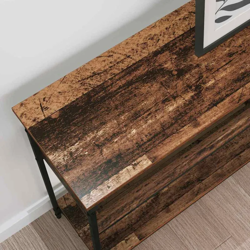 Konsolinis stalas su lentyna Sena mediena 100 x 29 x 75 cm